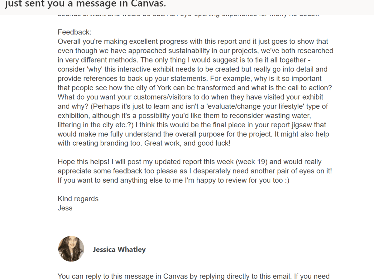 Week18 : Critical&nbsp;Report